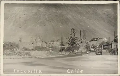 Ak Tocopilla Chile, Teilansicht