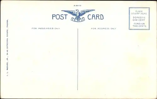 Ak Panama City Panama, Bird's Eye view of the City from Ancon Hill