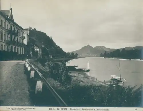 Foto Königswinter am Rhein, Rolandseck, Drachenfels, Nonnenwerth, Rolandsbogen