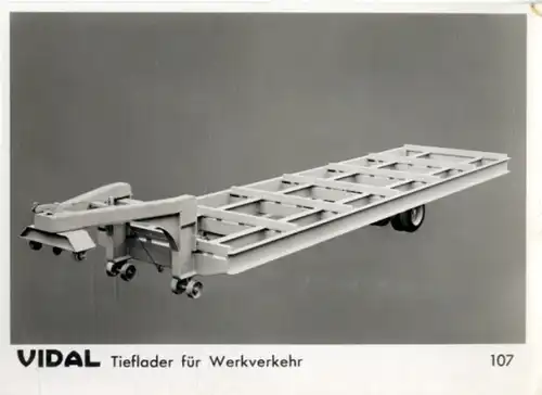 Foto Vidal, Tieflader für Verkehr