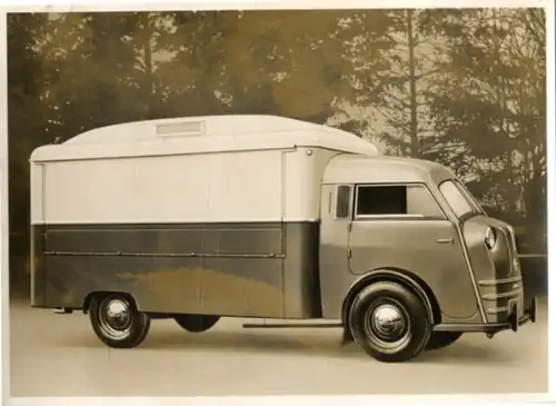 Foto Tempo Matador Kleinlaster, Lieferwagen mit Verkaufsklappe