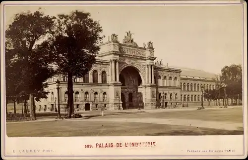 Kabinettfoto Paris VIII, Palais de l'Industrie, Fotograf E. Ladrey