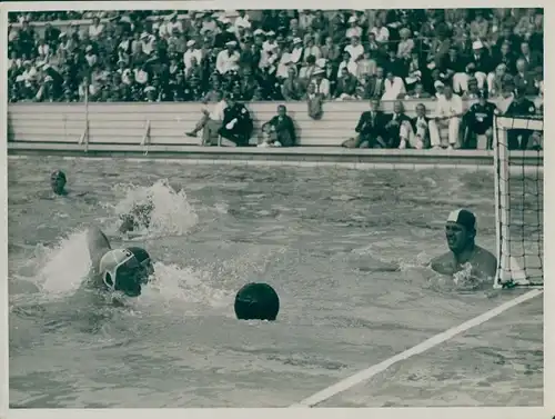 Foto Olympia 1936, Wasserball, Wettkampf Deutschland gegen Belgien
