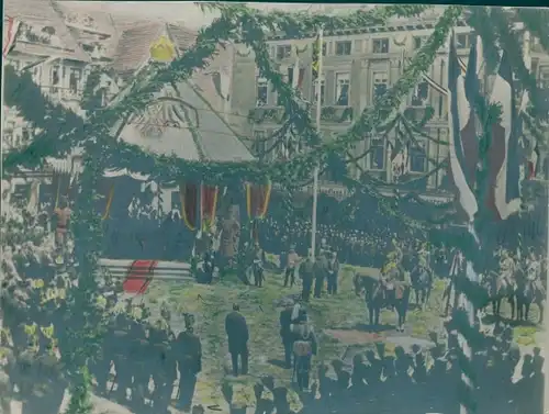 Foto König Friedrich August III.?, Parade