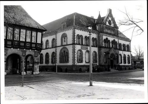 Foto Halberstadt am Harz, Domplatz, Bischöfl. Palast, Stadtarchiv, 1973