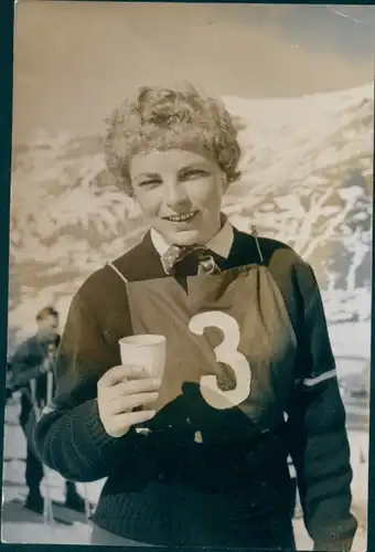 Foto Wintersport, Skirennläuferin Josefa Putzi Frandl, Österreich