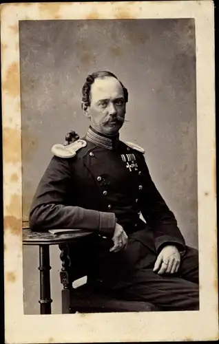 CdV Soldat, Kaiserreich, Uniform, Portrait, München