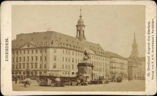 Foto Dresden Neustadt, Neustädter Markt, Denkmal August des Starken