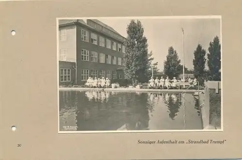 Foto Berlin Weißensee, Trumpf Schokoladenwerke, Strandbad