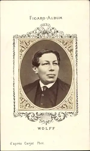 CdV Wolff, Portrait, Figaro-Album