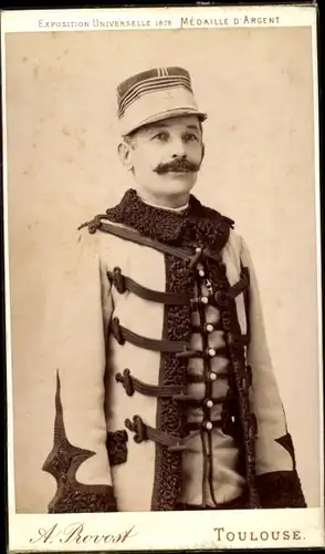 CdV Französischer Soldat, Dritte Republik, Husarenuniform