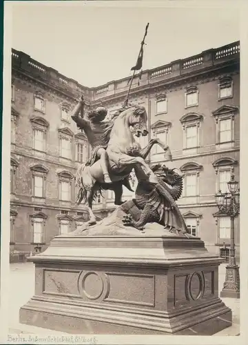 Foto Berlin Mitte, um 1880, Schloss, Eosanderhof, St. Georg, Photographische Gesellschaft Berlin