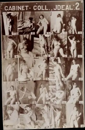 Foto Erotik, Frauenakte, Cabinet Collection, Ideal 2