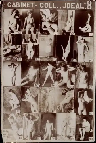 Foto Erotik, Frauenakte, Cabinet Collection, Ideal 8