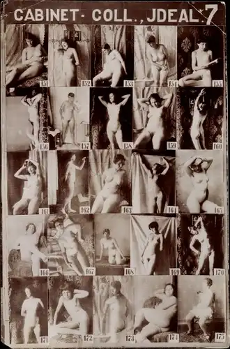 Foto Erotik, Frauenakte, Cabinet Collection, Ideal 7