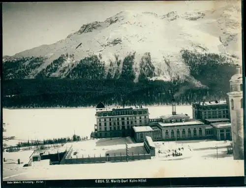 Foto Sankt Moritz Kanton Graubünden, Kulm-Hotel, Winter