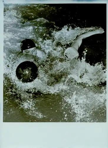 Foto Wasserball, Nationales Turnier 1953, Stadtbad Mitte, Stern Hamburg, Chemie Dessau