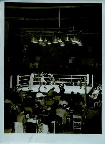 Foto Boxen, DDR Meisterschaften Endkämpfe 1955, Deutsche Sporthalle