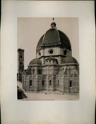 Foto um 1880, Firenze Florenz Toscana, Cathedrale