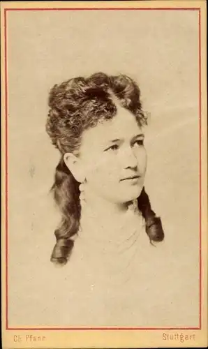 CdV Sophie Holk, Portrait
