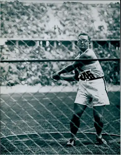 Foto Olympische Spiele Berlin 1936, Leichtathletik, Hammerwerfer