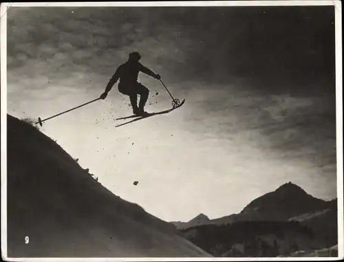 Foto Skisport, Trainingssprung