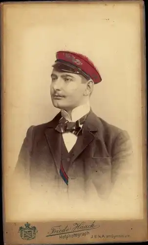 CdV Student, Portrait, Jena