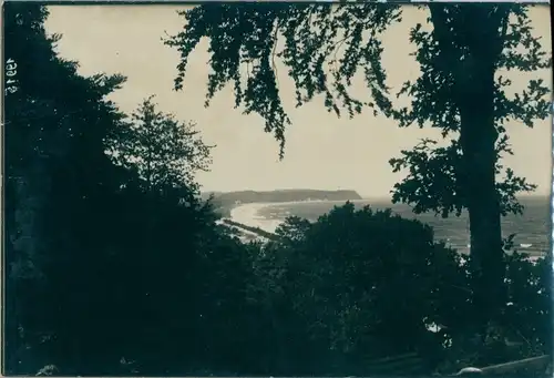 Foto Ostseebad Göhren auf Rügen, Blick nach Baabe, Küstenpartie