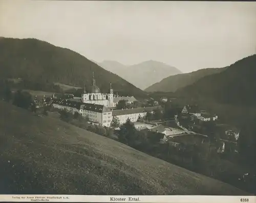 Foto Ettal Oberbayern, Kloster Ettal, NPG 6359