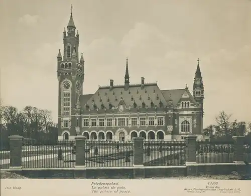 Foto Den Haag Südholland Niederlande, Friedenspalast, NPG 14452