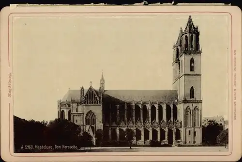 Foto Magdeburg an der Elbe, Der Dom, Nordseite