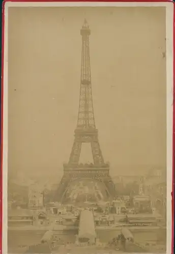 Kabinettfoto Paris VII., Eiffelturm, Tour Eiffel