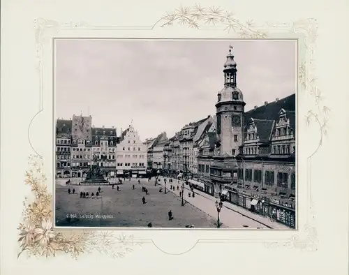 Foto Leipzig in Sachsen, Marktplatz