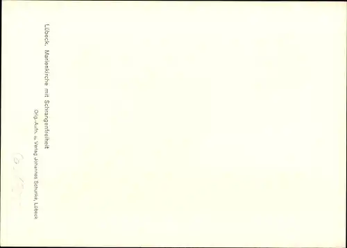 Foto Hansestadt Lübeck, Marienkirche, Schrangenfreiheit