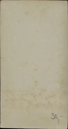 CdV Deutscher Soldat in Uniform, Pickelhaube, Gewehr, Marschausrüstung