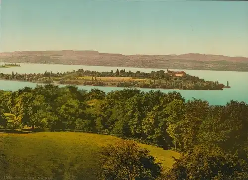 Foto Insel Mainau im Bodensee, Blick zur Insel