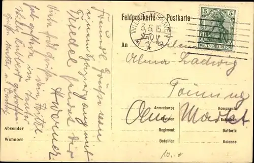 Passepartout Ak Vom Fels zum Meer für Deutschlands Ehr, Kaiser Wilhelm II., Kriegsschiff, Adler