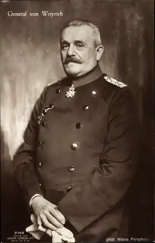 Ak Generaloberst Remus von Woyrsch, Portrait in Uniform, Orden