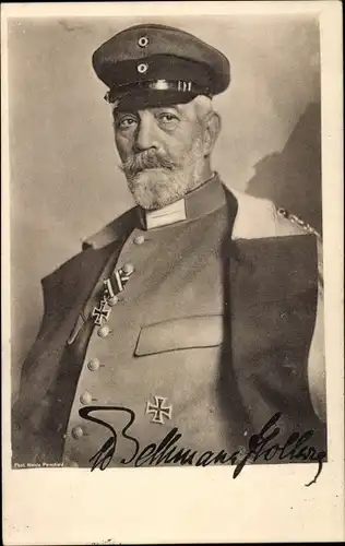 Ak Reichskanzler Theobald von Bethmann Hollweg, Portrait, Wohlfahrt der Frauenhilfe