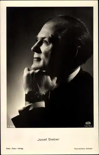 Ak Schauspieler Josef Sieber, Portrait