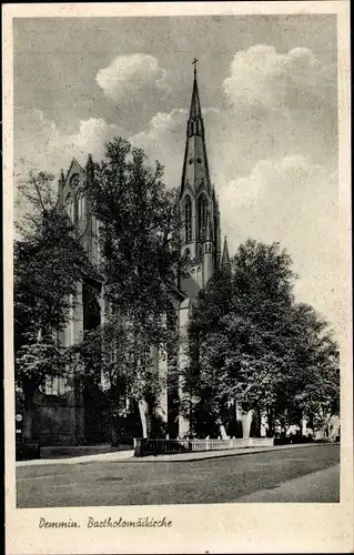 Ak Demmin in Vorpommern, Bartholomäikirche