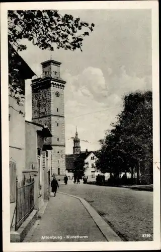 Ak Altenburg in Thüringen, Kunstturm
