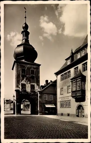 Ak Saalfeld an der Saale Thüringen, Am Blankenburger Tor