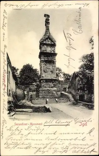 Ak Igel an der Mosel, Secundiner Monument