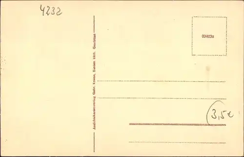 Ak Xanten am Niederrhein, Pesthaus vor der Stadtmauer vom Jahre 1591