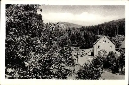 Ak Birkenfeld an der Nahe, Gasthaus-Fremdenpension, Huyets-Sägemühle