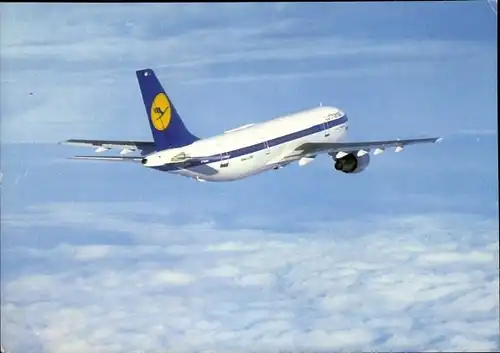 Ak Deutsches Passagierflugzeug, Lufthansa, Airbus A 300