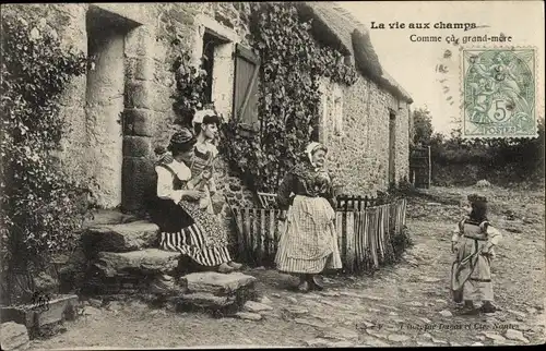 Ak La vie aux champs, Comme ca, grand mere