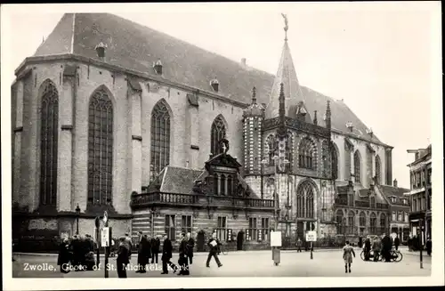 Ak Zwolle Overijssel Niederlande, Grote of St. Michaels Kerk