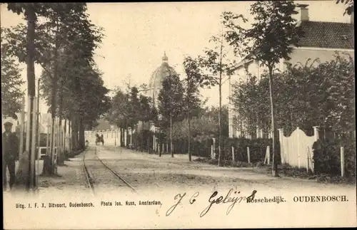 Ak Oudenbosch Nordbrabant Niederlande, Rosschedijk